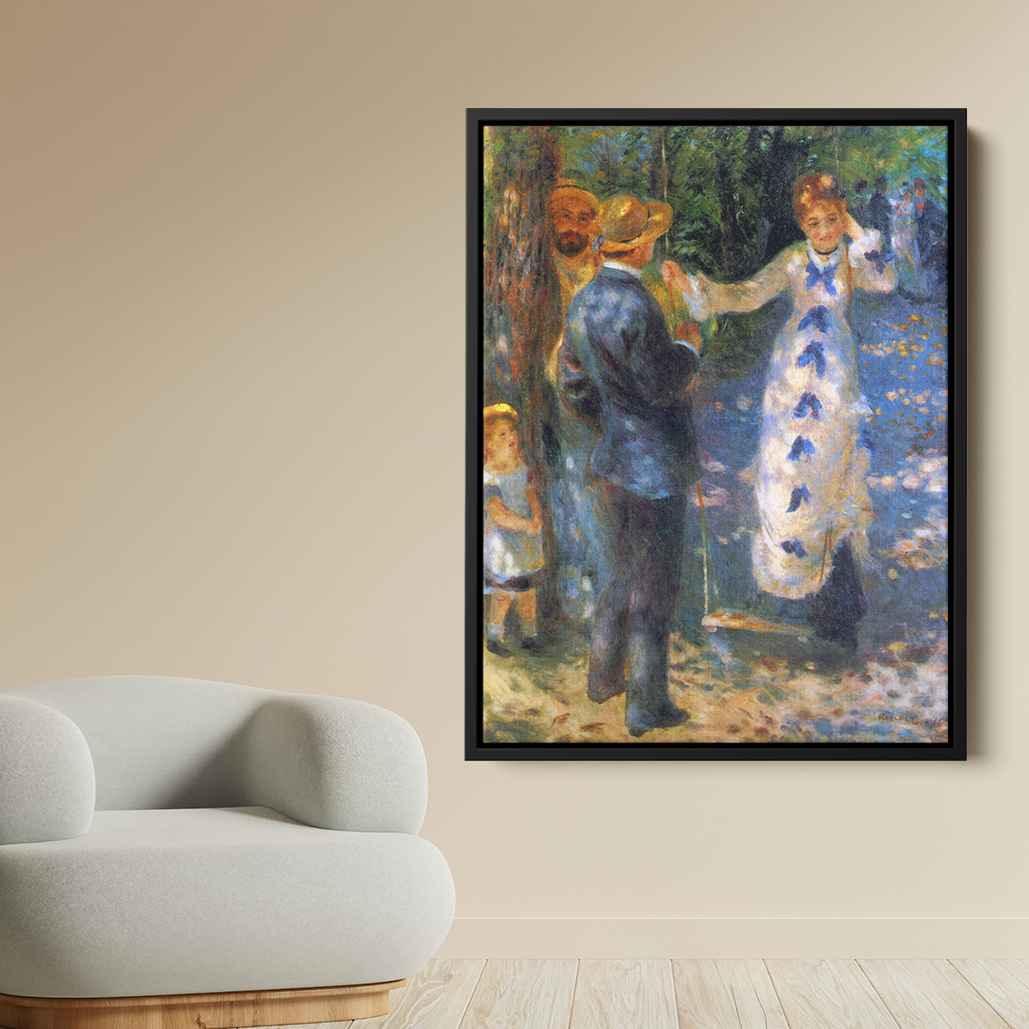 The Swing La Balan oire 1876 By Pierre Auguste Renoir Canvas the-swing-la-balan-oire-1876-by-pierre-auguste-renoir-canvas