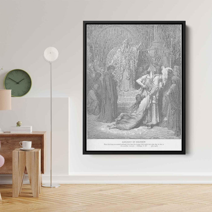 The Judgment of Solomon by Gustave Dore - Canvas Artwork