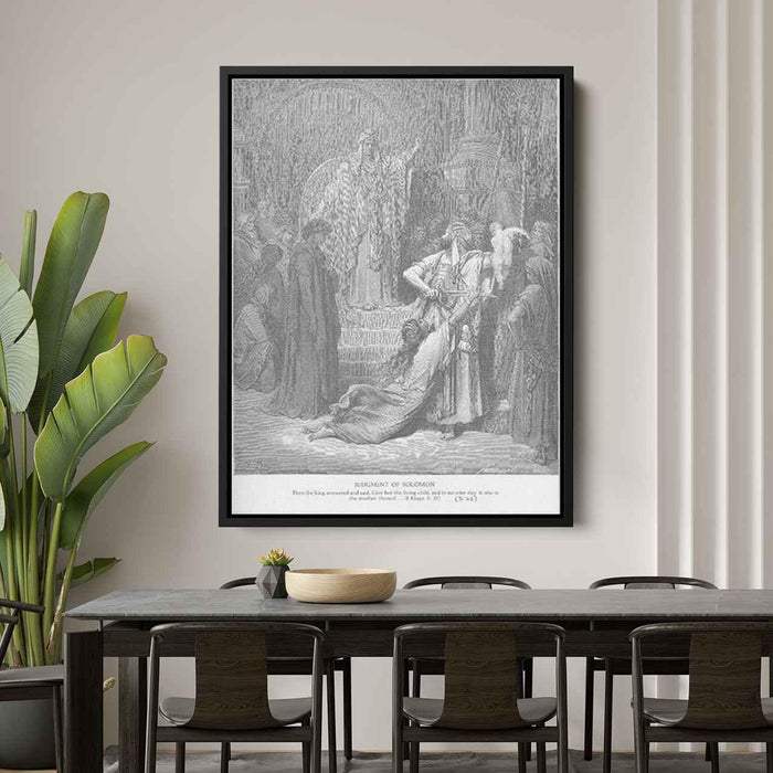 The Judgment of Solomon by Gustave Dore - Canvas Artwork