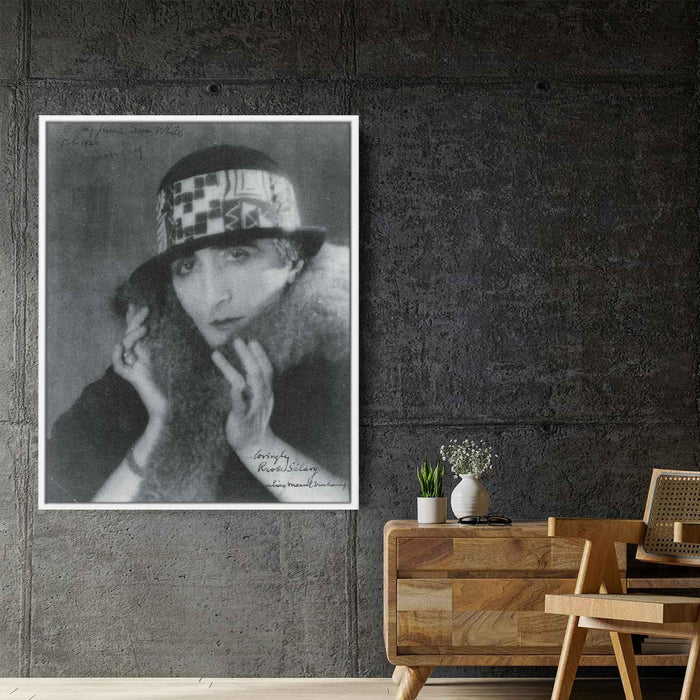 Rrose Selavy alias Marcel Duchamp (1921) by Man Ray - Canvas Artwork
