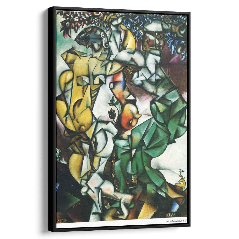Adam and Eve (1912) by Marc Chagall - Canvas Artwork — Kanvah