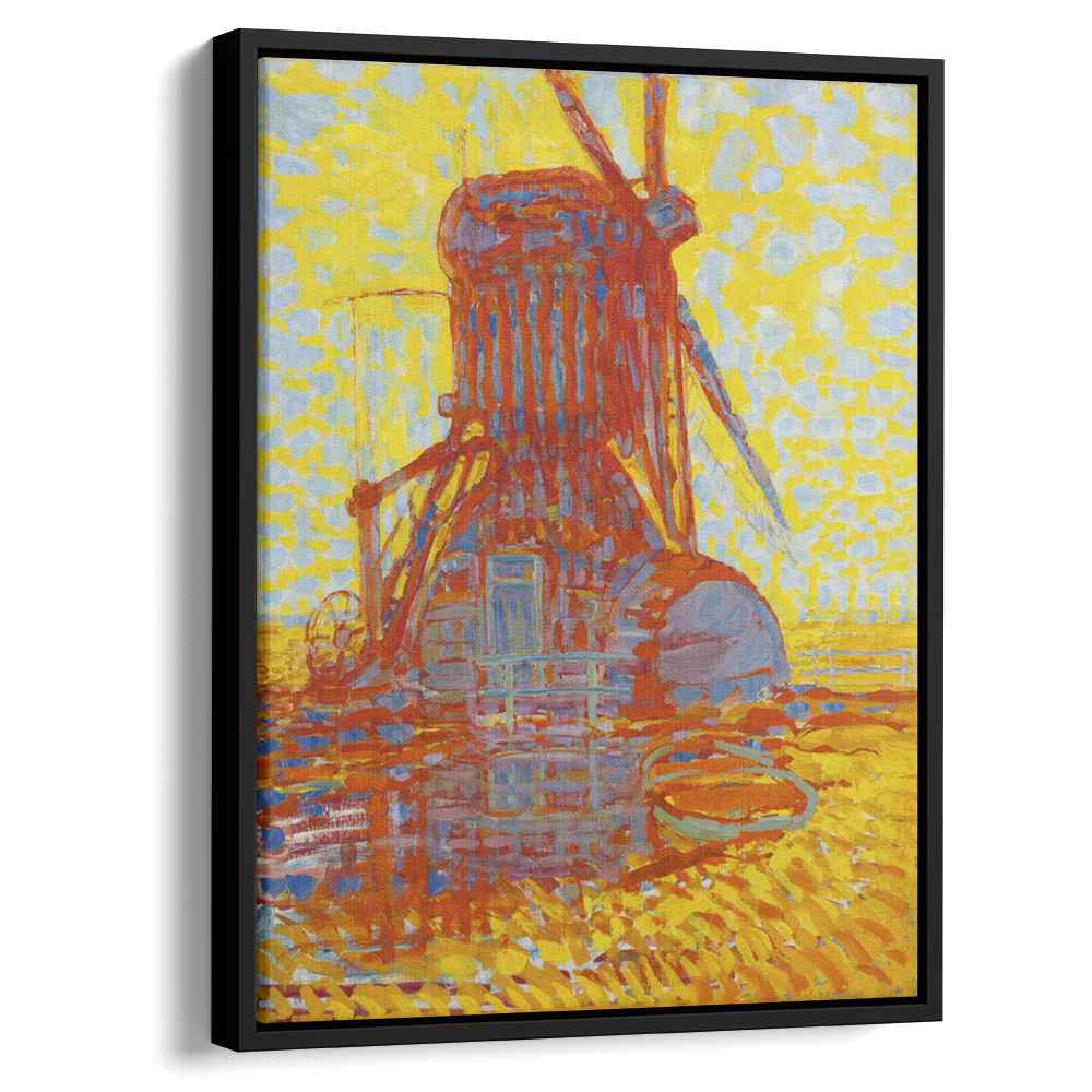 Mill in Sunlight: The Winkel Mill (1908) by Piet Mondrian - Canvas