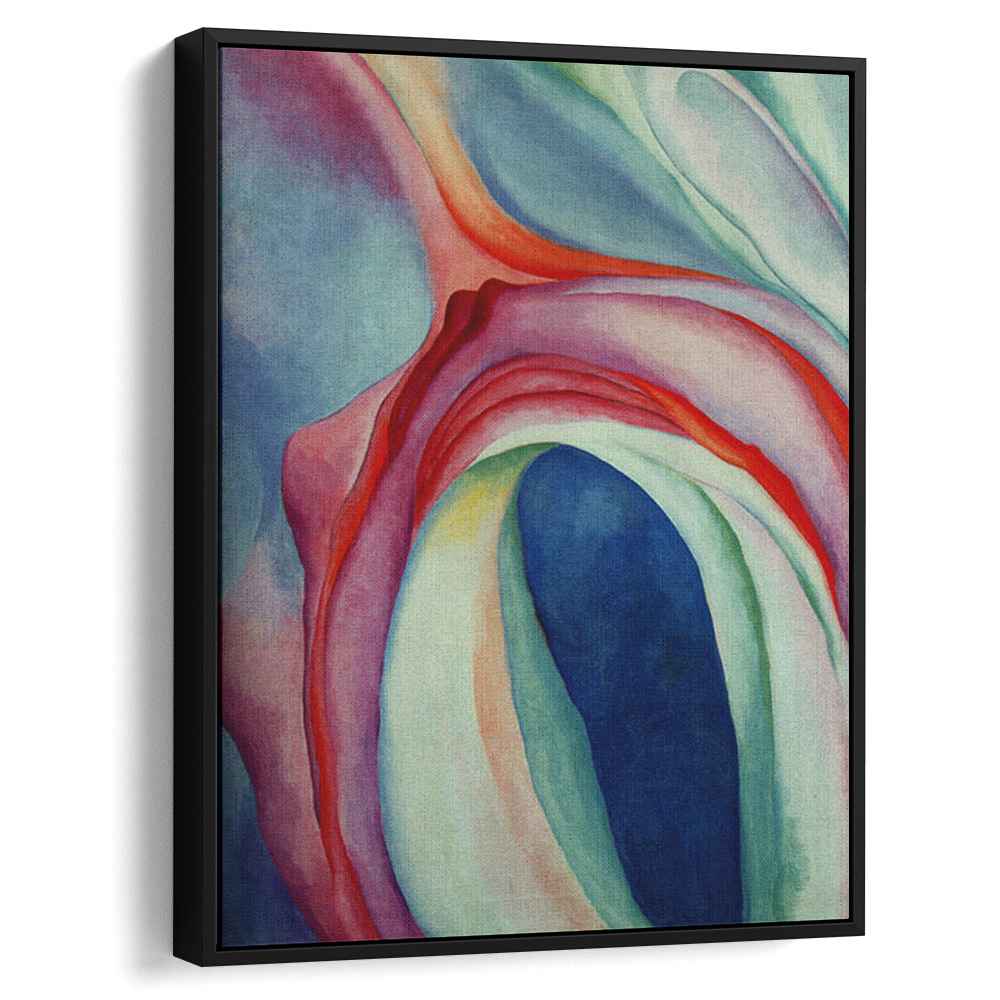 Music Pink and Blue II (1918) by Georgia O'Keeffe Canvas Artwork