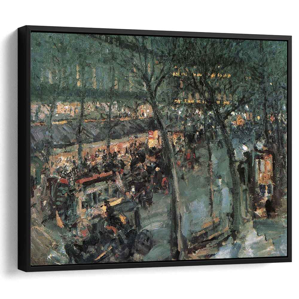 Paris.Cafe de la Paix (1906) by Konstantin Korovin - Canvas