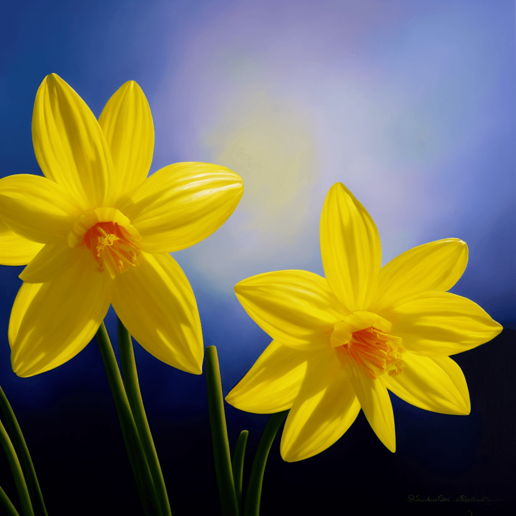 Daffodil Art - Kanvah