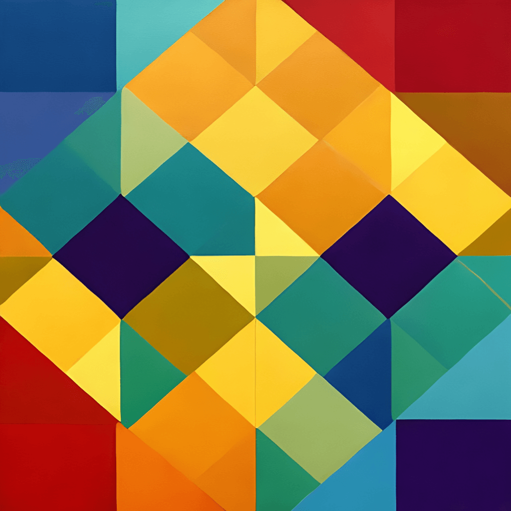 Geometric Abstract Art - Kanvah