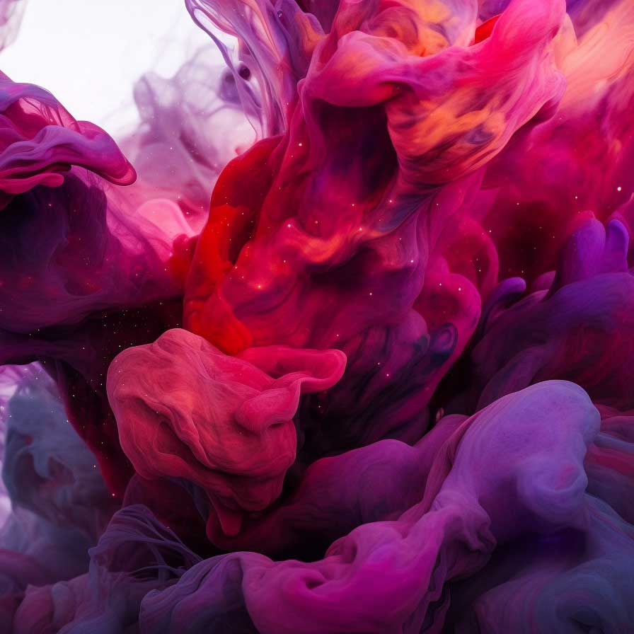 Purple Abstract Art