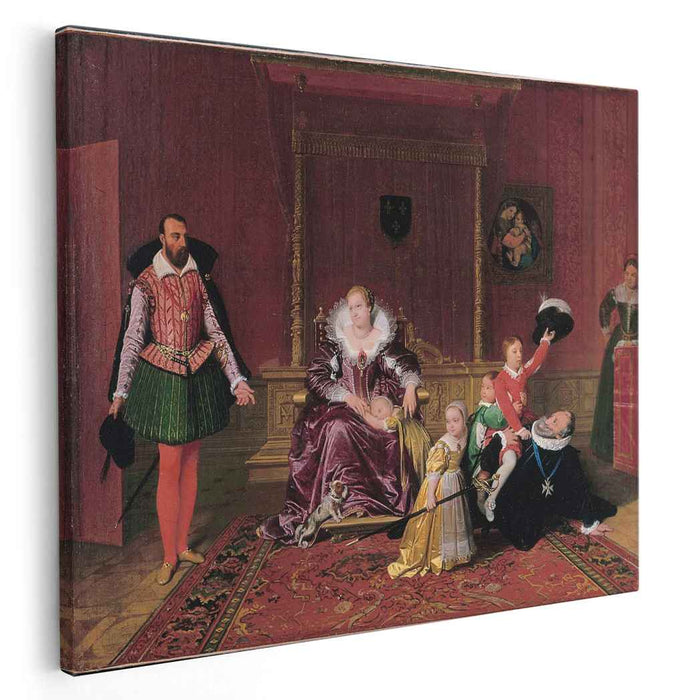 Henry IV Recieving The Ambassador of Spain (1817) by Jean Auguste Dominique Ingres