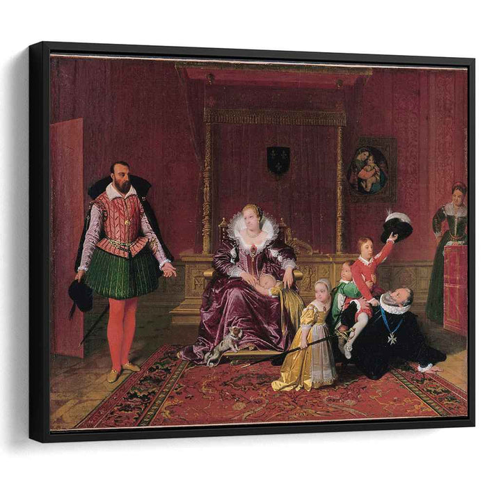 Henry IV Recieving The Ambassador of Spain (1817) by Jean Auguste Dominique Ingres