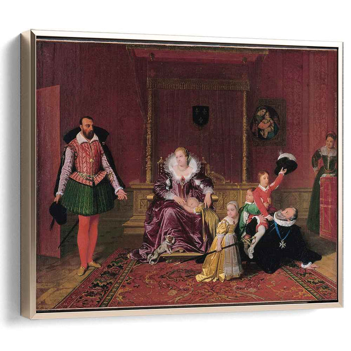 Henry IV Recieving The Ambassador of Spain (1817) by Jean Auguste Dominique Ingres