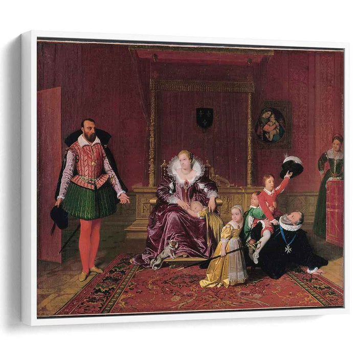 Henry IV Recieving The Ambassador of Spain (1817) by Jean Auguste Dominique Ingres