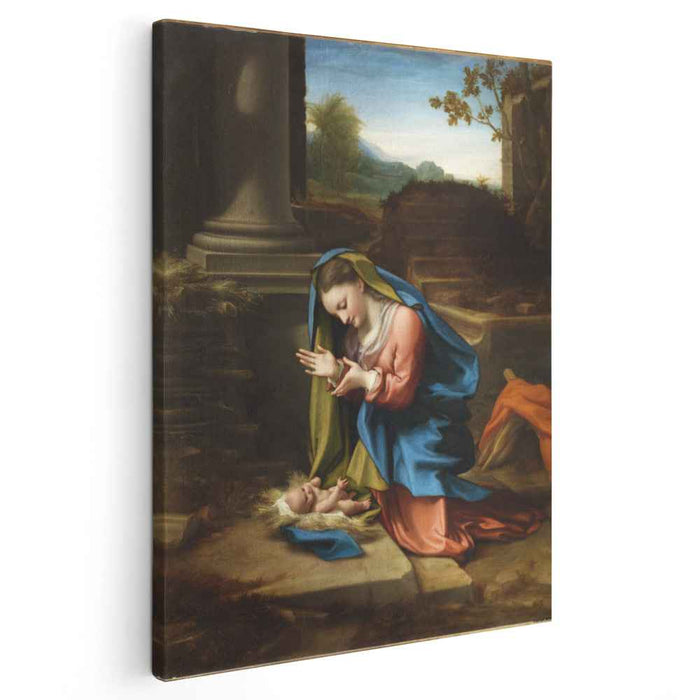 Adoration of the Child (1520) by Correggio