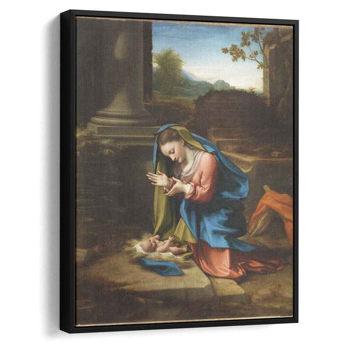 Adoration of the Child (1520) by Correggio