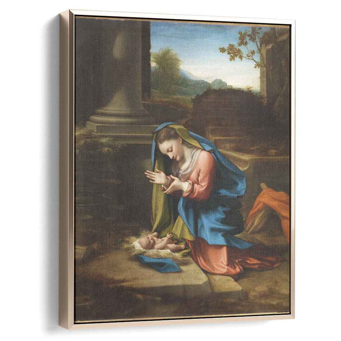 Adoration of the Child (1520) by Correggio