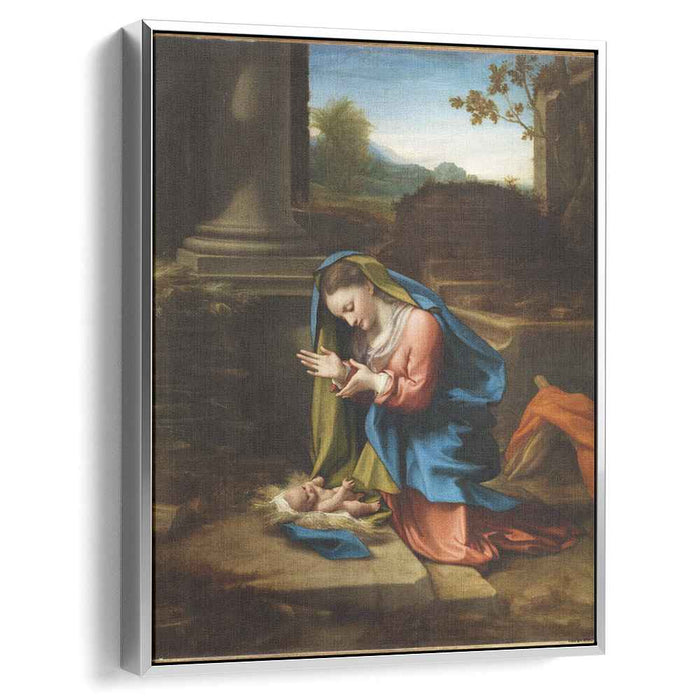 Adoration of the Child (1520) by Correggio