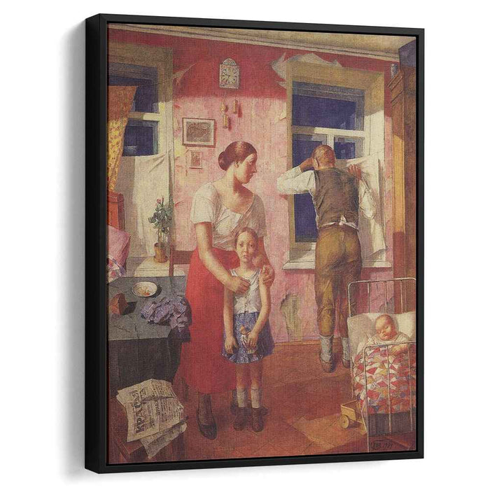 1919. Alarm (1934) by Kuzma Petrov-Vodkin