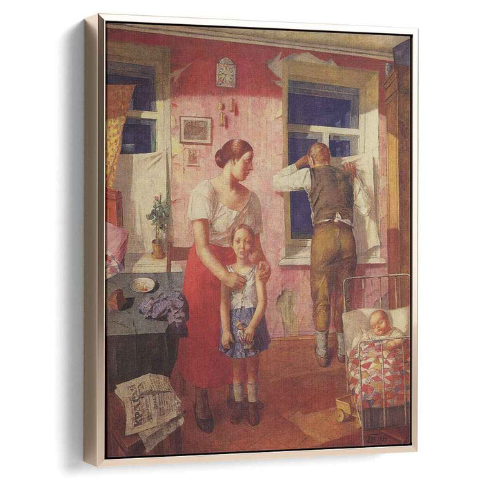 1919. Alarm (1934) by Kuzma Petrov-Vodkin