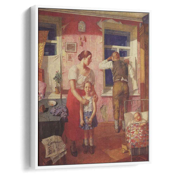 1919. Alarm (1934) by Kuzma Petrov-Vodkin