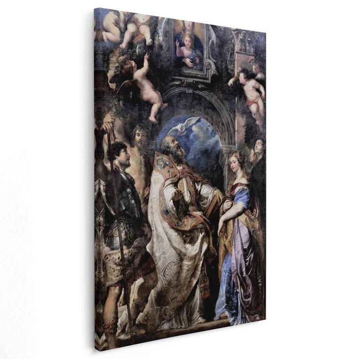 St. Gregory the Great with Saints (1606) by Peter Paul Rubens