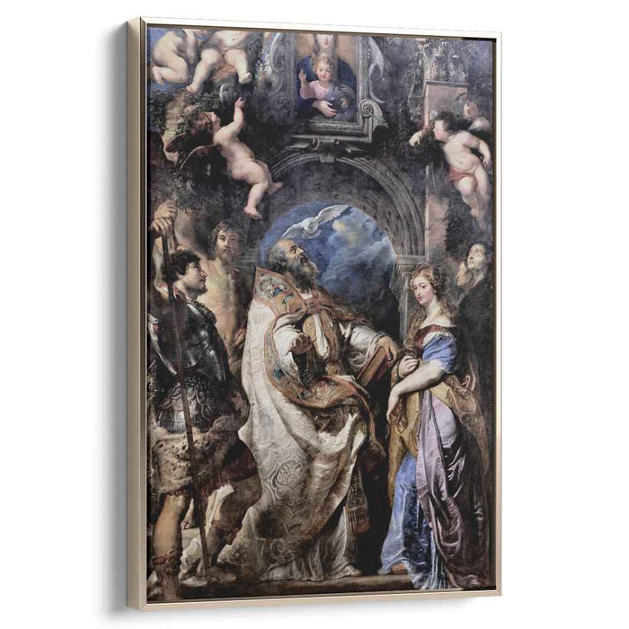 St. Gregory the Great with Saints (1606) by Peter Paul Rubens