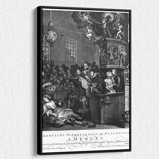 Credulity, Superstition, and Fanaticism by William Hogarth - Kanvah