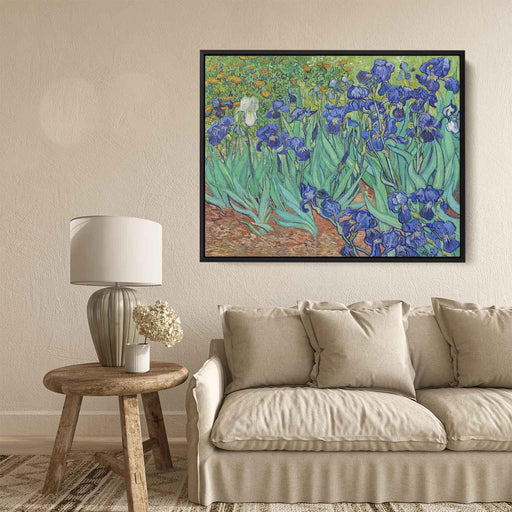 Irises (1889) by Vincent van Gogh - Canvas Artwork