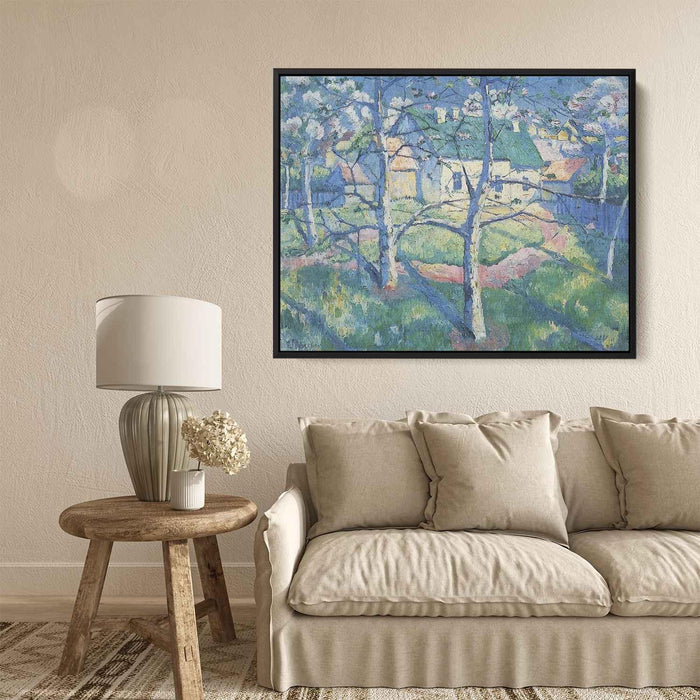 Apple Trees in Blossom by Kazimir Malevich - Canvas Artwork
