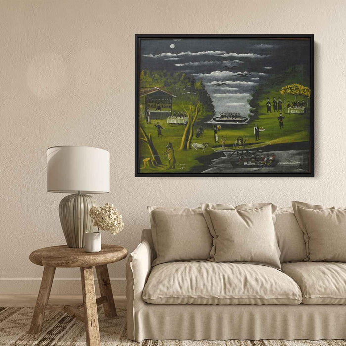 Donkey Bridge by Niko Pirosmani - Canvas Artwork