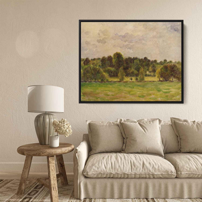 Eragny, Twilight by Camille Pissarro - Canvas Artwork