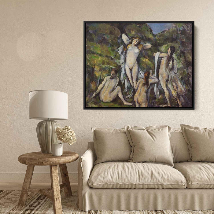 Four Bathers (1890) by Paul Cezanne - Canvas Artwork