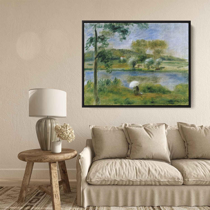 Landscape Banks of the River by Pierre-Auguste Renoir - Canvas Artwork