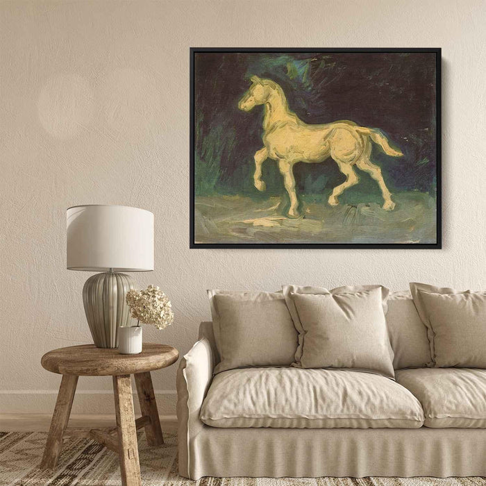 Plaster Statuette of a Horse (1886) by Vincent van Gogh - Canvas Artwork