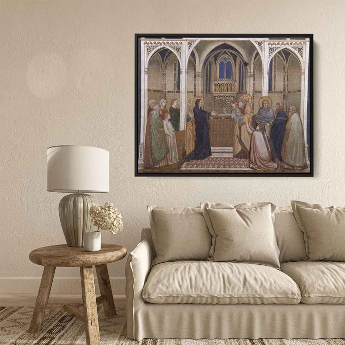 Presentation of Christ in the Temple (1320) by Giotto - Canvas Artwork