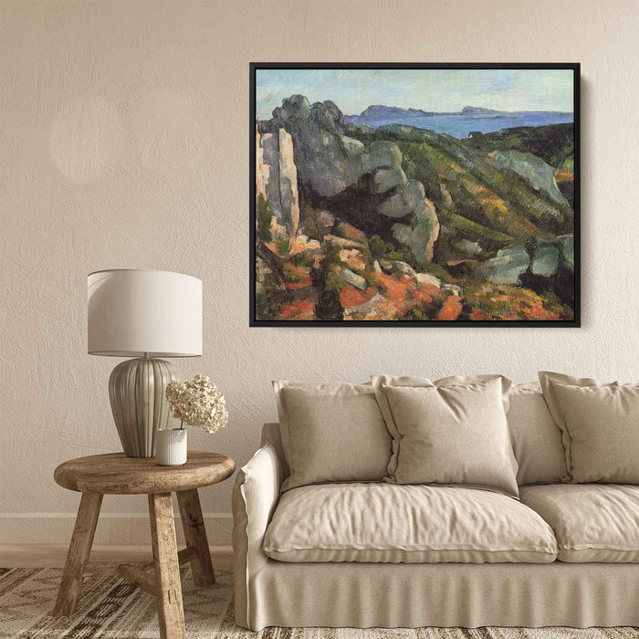 Rocks at L'Estaque (1882) by Paul Cezanne - Canvas Artwork