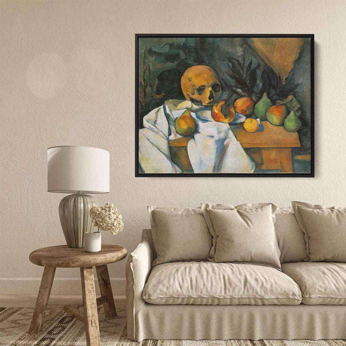 Still Life with Skull (1898) by Paul Cezanne - Canvas Artwork