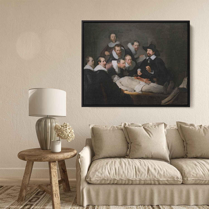 The Anatomy Lesson of Dr. Nicolaes Tulp (1632) by Rembrandt - Canvas Artwork