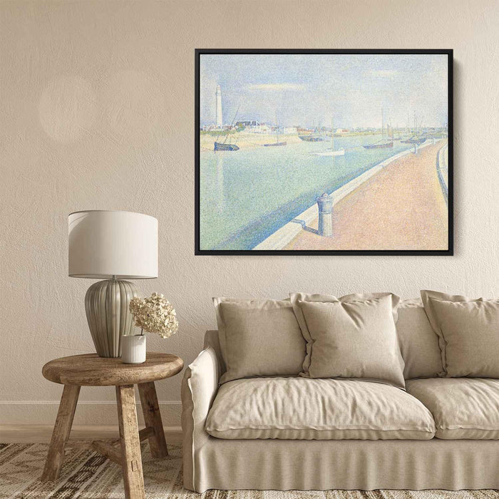 The Channel of Gravelines, Petit Fort Philippe by Georges Seurat - Canvas Artwork