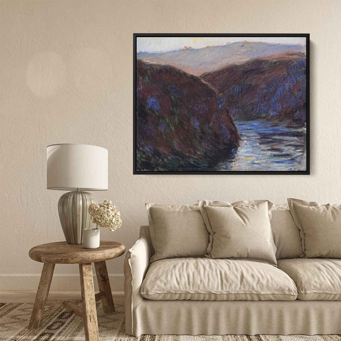 The Creuse Valley, Evening Effect by Claude Monet - Canvas Artwork