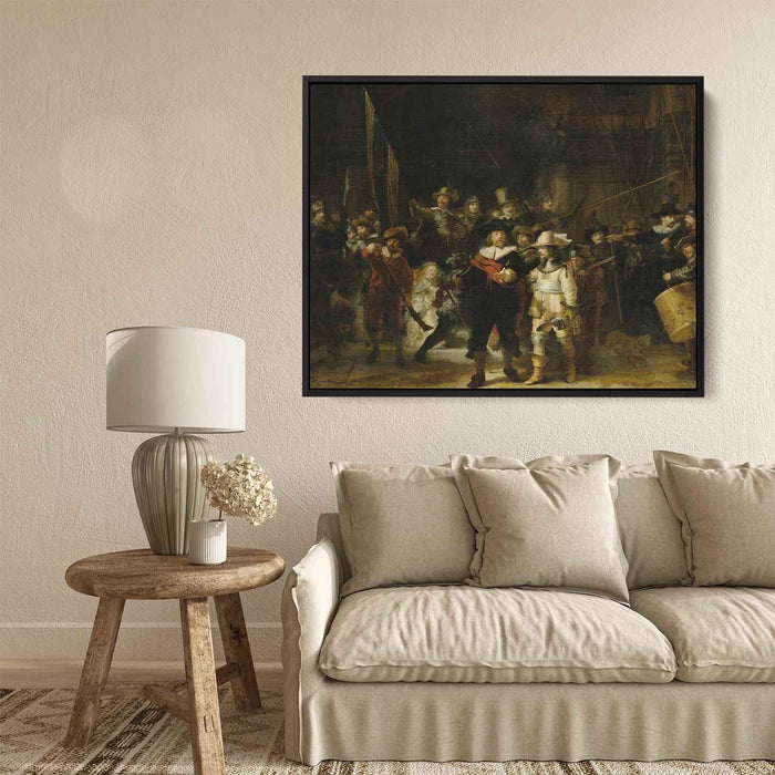 The Nightwatch (1642) by Rembrandt - Canvas Artwork