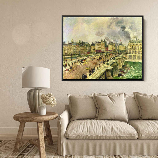 The Pont Neuf, Shipwreck of the Bonne Mere by Camille Pissarro - Canvas Artwork