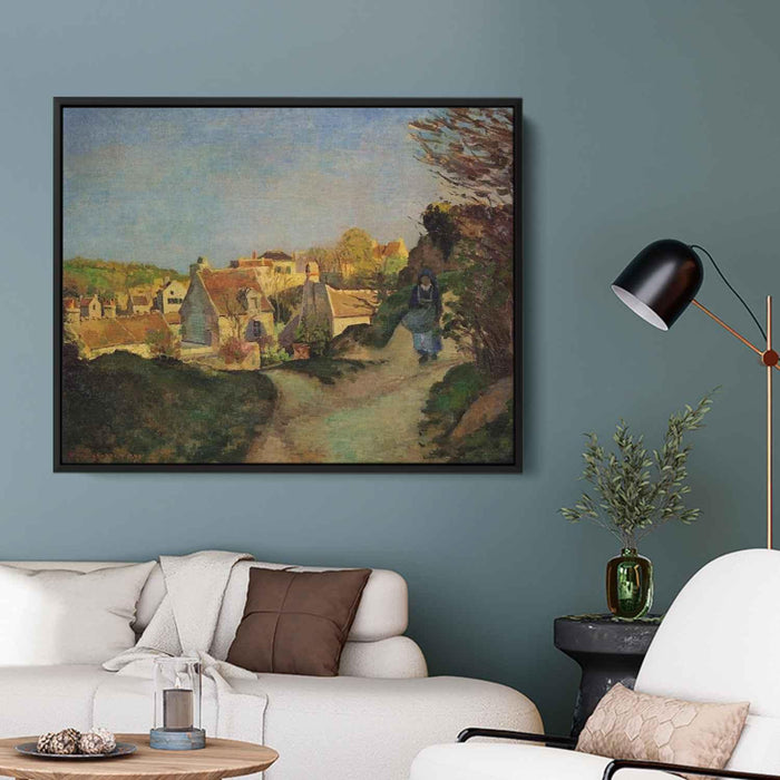 A part of Jallais, Pontoise by Camille Pissarro - Canvas Artwork