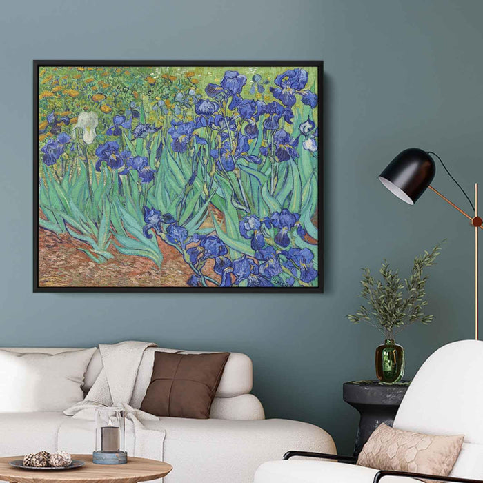 Irises (1889) by Vincent van Gogh - Canvas Artwork