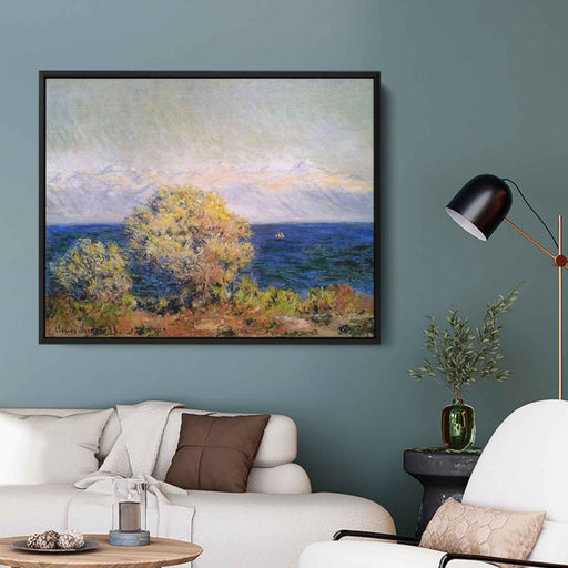 At Cap d'Antibes, Mistral Wind by Claude Monet - Canvas Artwork