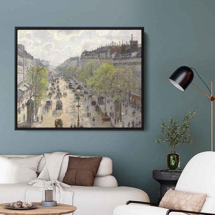 Boulevard Montmartre Spring (1897) by Camille Pissarro - Canvas Artwork