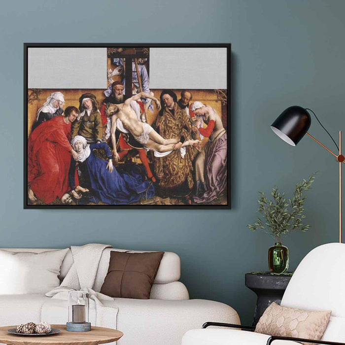 Deposition (1435) by Rogier van der Weyden - Canvas Artwork