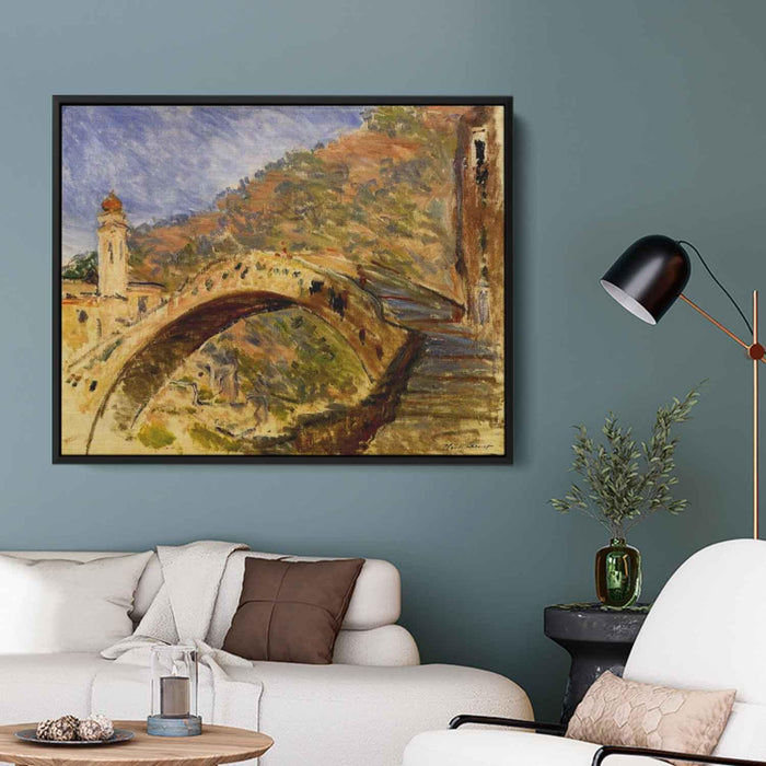 Dolceacqua, Bridge by Claude Monet - Canvas Artwork