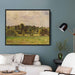 Eragny, Twilight by Camille Pissarro - Canvas Artwork