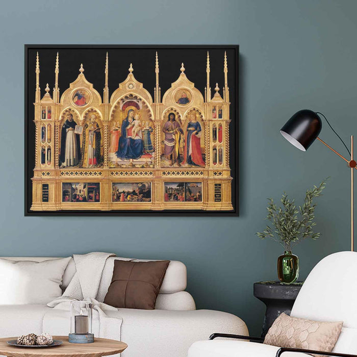 Perugia Altarpiece (1448) by Fra Angelico - Canvas Artwork