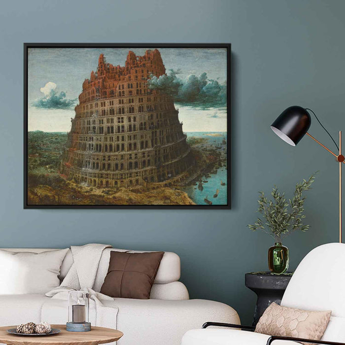 The Little" Tower of Babel" (1563) by Pieter Bruegel the Elder - Canvas Artwork