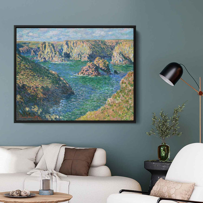 Port Donnant, Belle Ile by Claude Monet - Canvas Artwork